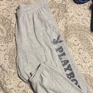PLAYBOY Light Gray Lounge Pants